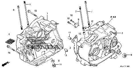 CRANKCASE (CRF80F)