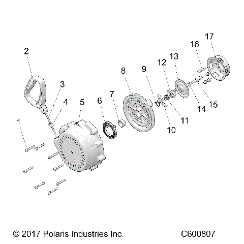 ENGINE, RECOIL STARTER - S19EKP6PS/PEM (C600807)