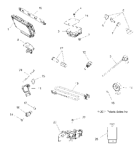 ELECTRICAL, SWITCHES, SENSORS, ECU and CONTROL MODULES - A12DN8EFW (49ATVSWITCHES12SPTRGEPS850I)