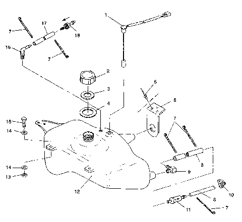 OIL TANK SL 650 / B934058 (4924732473008A)