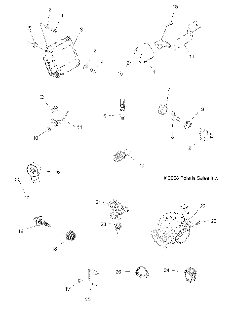 ELECTRICAL, SWITCHES and SENSORS and ECM - A09MN50ET (49ATVELECT09SP500TR)