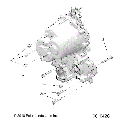DRIVE TRAIN, GEARCASE MOUNTING - S24FJE9FS/9FE (601042C)