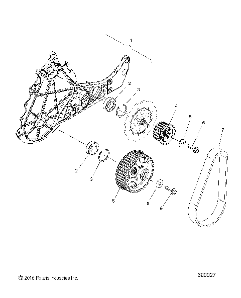 DRIVE TRAIN, QUICKDRIVE BELT SYSTEM - S18EFK8P/EFM8P (600027)