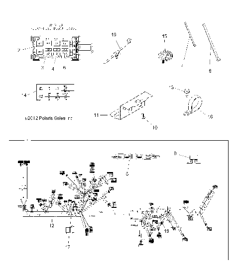 ELECTRICAL, HARNESS - A14DN5EAH/EAR (49ATVHARNESS13SPTRG550)