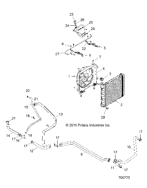 ENGINE, COOLING SYSTEM - R16RVA57A1/B1/E57A9/B9 (700770)