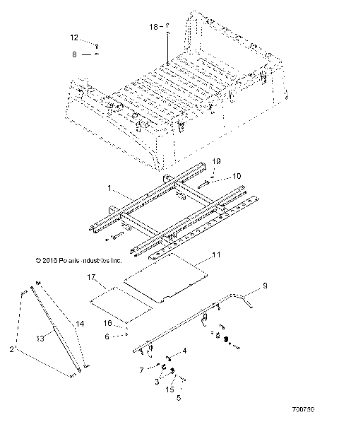 BODY, BOX MOUNTING - R16RNA57A1/A9/A4/E57AH (700750)