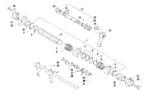 GEAR SHIFTING ASSEMBLY [88850]