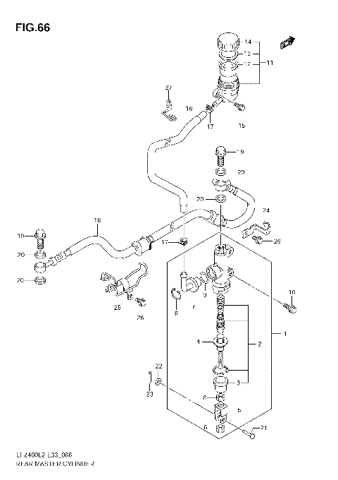 REAR MASTER CYLINDER