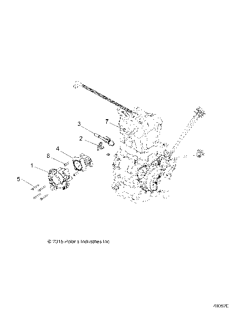 ENGINE, THROTTLE BODY and FUEL RAIL - R20MAA57K1 (700618)