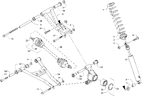 REAR SUSPENSION ASSEMBLY [305772]