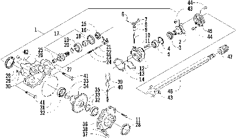 FRONT DRIVE GEARCASE ASSEMBLY [77856]