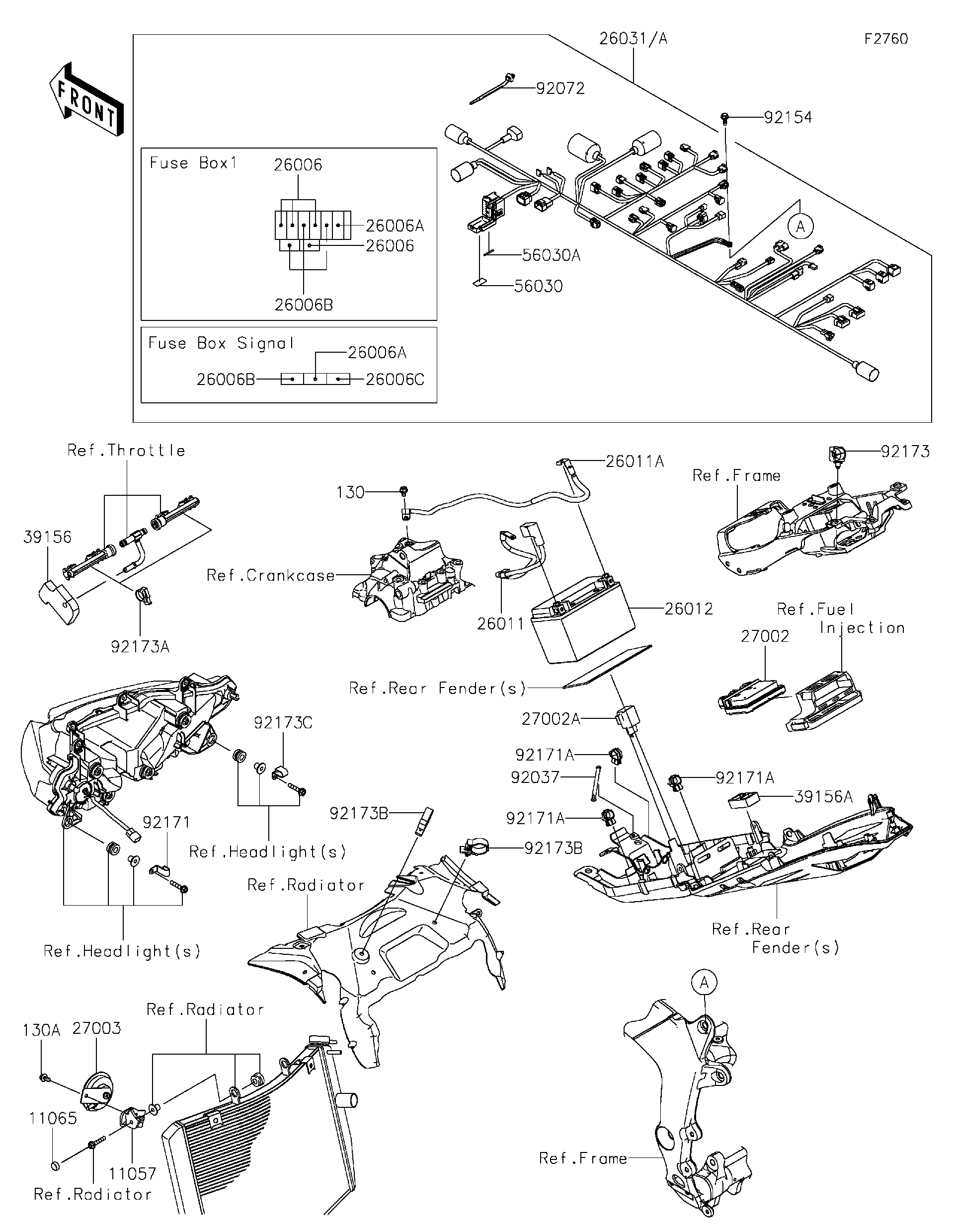 画像確認 26430-ZR11D Genuine Nissan #26430ZR11D Lamp Assembly Map