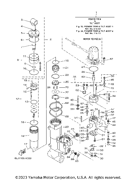POWER TRIM TILT ASSY 1