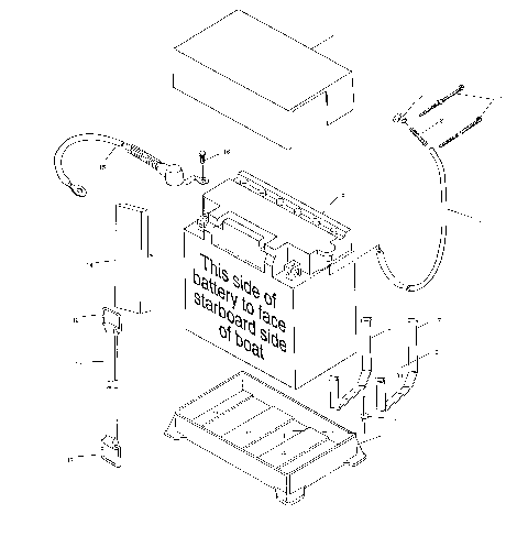 BATTERY BOX - W004999D (4955805580B007)