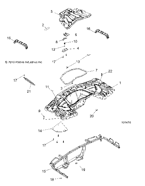 BODY, REAR RACK - A18SXE95FR (101476)