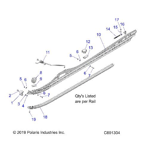 SUSPENSION, RAIL MOUNTING - S21EHK8RC ALL OPTIONS (C601304)