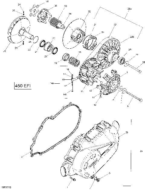05- Transmission - 450 EFI