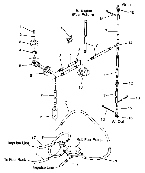 FUEL SYSTEM SL 750 / B934070 (4924752475006A)