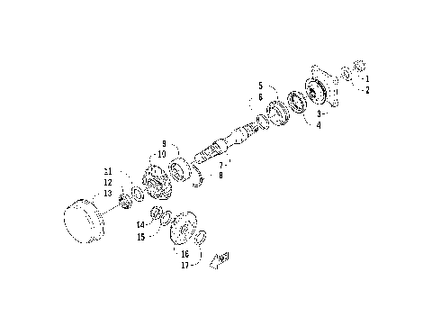 SECONDARY DRIVE ASSEMBLY [96218]