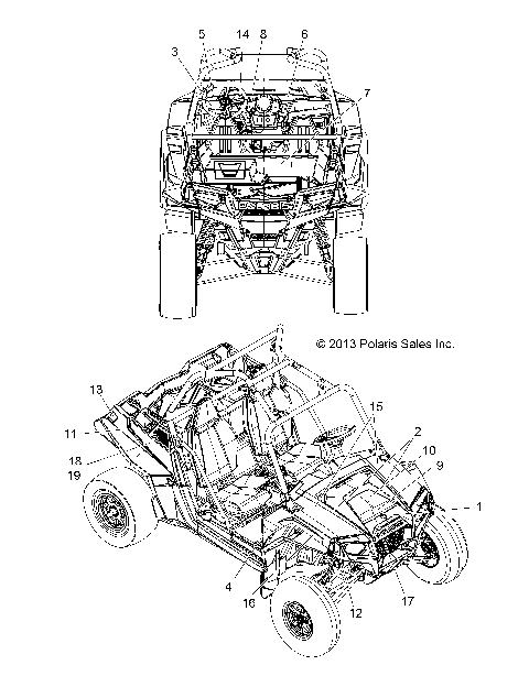 BODY, DECALS - Z14JT87AD/9EAO/9EAOL/9EAL (49RGRDECAL14RZR900)