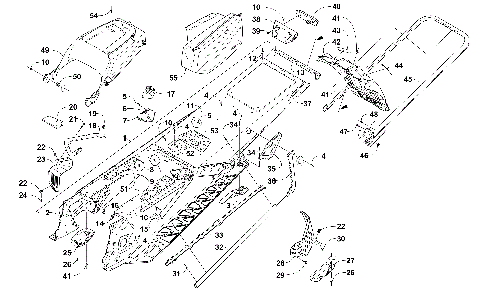 TUNNEL, REAR BUMPER, AND SNOWFLAP ASSEMBLY [103317]