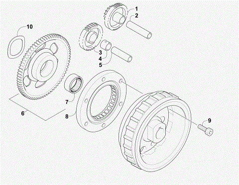 STARTER CLUTCH ASSEMBLY