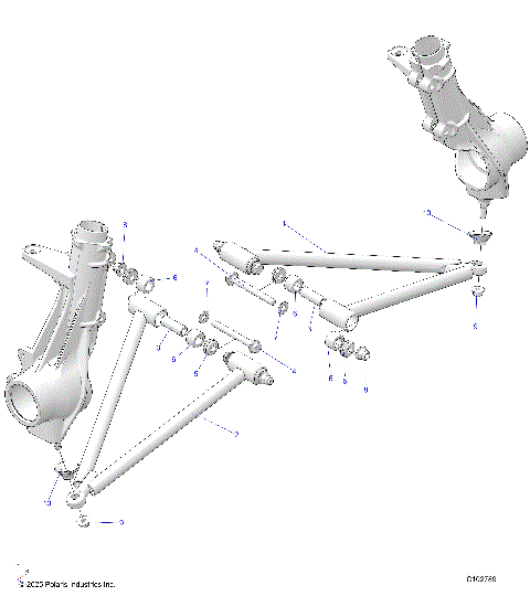 SUSPENSION, A-ARM and STRUT MOUNTING - A26SEA50B1/B4 (C102789)