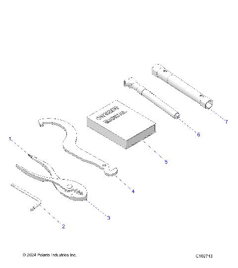 REFERENCE, TOOL KIT AND OWNERS MANUAL - A25SGE95PT (C102743)