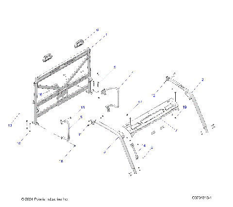 CHASSIS, CAB FRAME - R23RRE99DX (C700441)