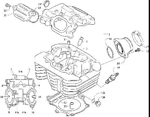CYLINDER HEAD ASSEMBLY [88837]