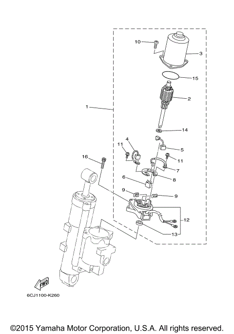 POWER TRIM TILT ASSY 2
