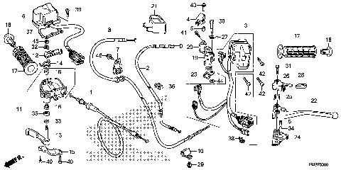 HANDLE LEVER@SWITCH@CABLE