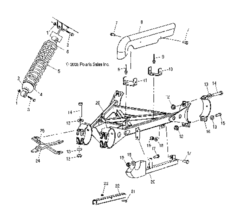 SWING ARM, REAR - A07CL50AA (4999201649920164C02)