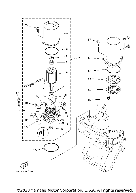 POWER TRIM TILT ASSY 2