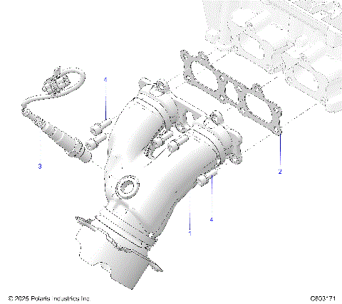 ENGINE, MANIFOLD - S26TLF9FSL (C603171)