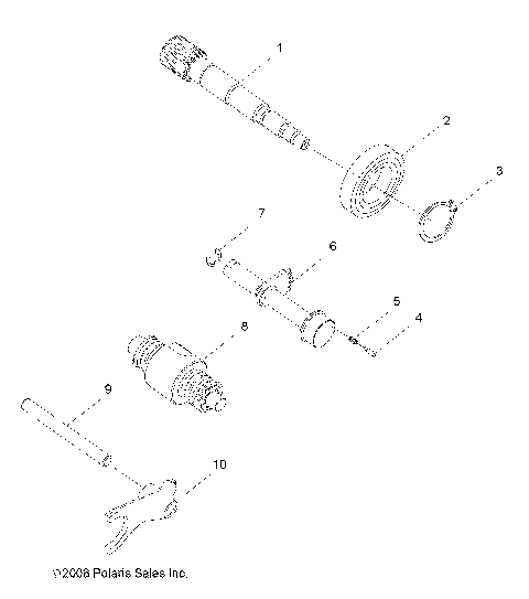 DRIVE TRAIN, DRUM SHIFT - Z16YAV17AB/AF/CAB/CAF (49RGRSHIFT09RZR170)