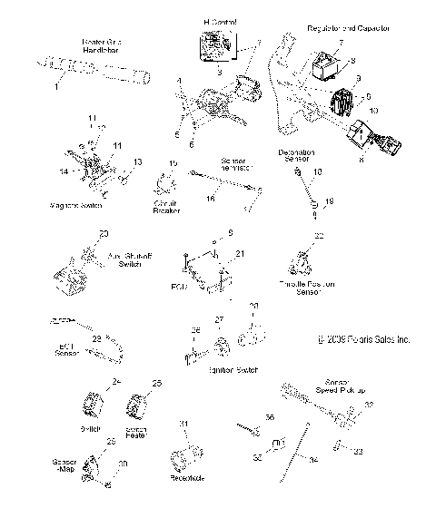 ELECTRICAL, SENSORS and ELECTRICAL COMPONENTS - S10PU6KSL/KEL (49SNOWSENSOR10600WIDE)