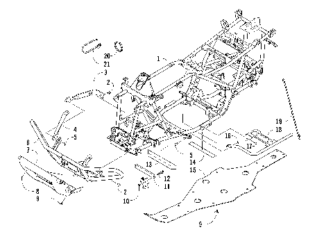 FRAME AND RELATED PARTS [85923]