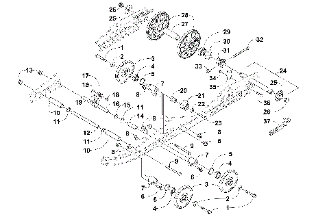 IDLER WHEEL ASSEMBLY [101911]