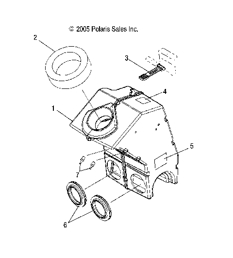 AIR BOX ASSEMBLY - S07PK6FS/FE/PM6FS/PM6FSA (4997139713C12)