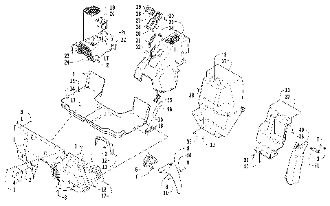 CONSOLE AND FLOOR PANEL ASSEMBLY [93986]