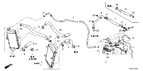 RADIATOR HOSE@WATER PIPE