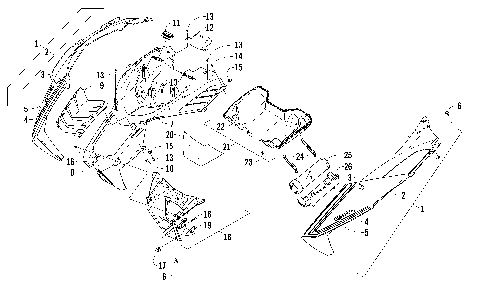 HOOD AND AIR INTAKE ASSEMBLY [95729]