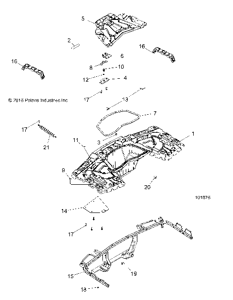 BODY, REAR RACK - A18SXS95CC/CR/EC/ER (101076)
