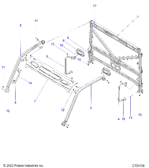 CHASSIS, CAB FRAME - R25RRE99JP (C731138)