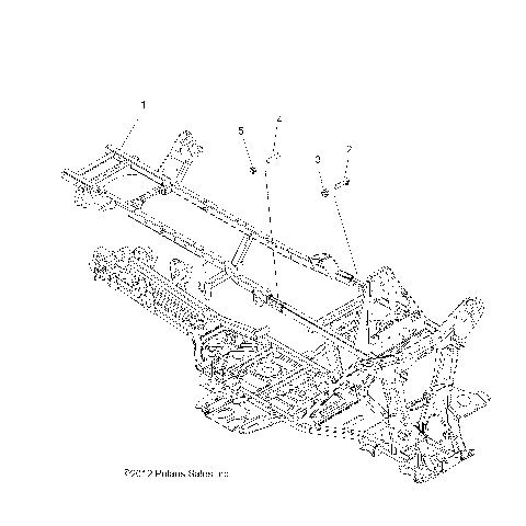 CHASSIS, FRAME - A13DH50AX/AZ (49ATVFRAME13SPTRG500)