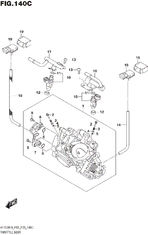 THROTTLE BODY (VL1500TL9 E03)