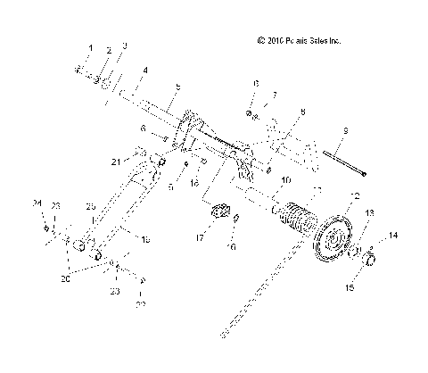 SUSPENSION, TORQUE ARM, REAR - S15CL6/CW6 ALL OPTIONS (49SNOWTORQUEREAR10600RMK)
