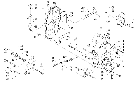 DROPCASE AND CHAIN TENSION ASSEMBLY [86192]