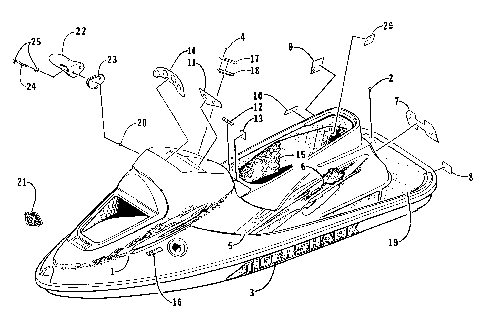 1998 Arctic Cat Watercraft Parts-Finder Diagrams | Cities